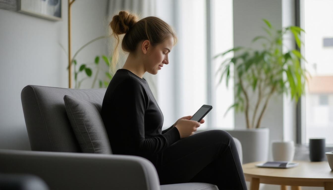 Houdingscorrectie bij smartphone gebruik