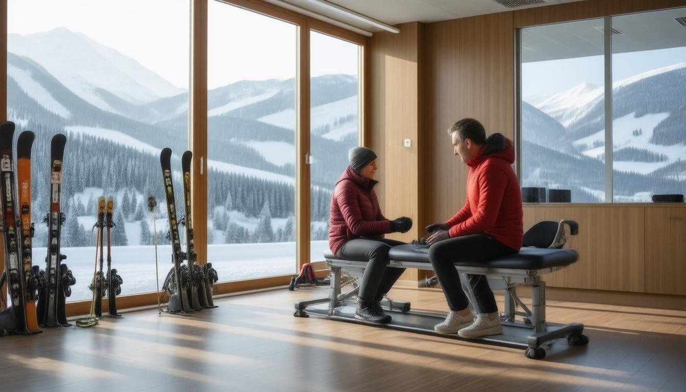 Revalidatie na ski-ongeval
